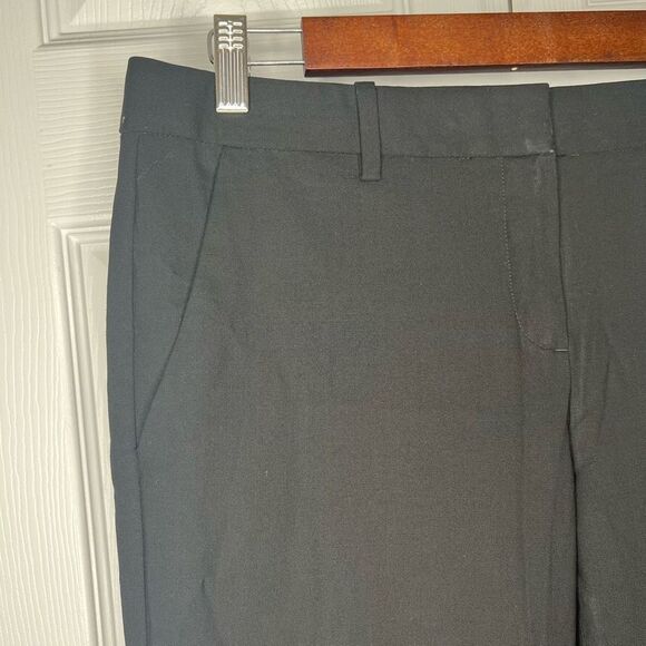 Theory Women's Black Wool Max C3 Sevona Stretch Trouser‎ Dress Pants Size 8 - Picture 3 of 10